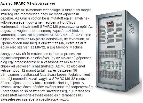 Az Oracle rendszere az adatbázist kétszer is
