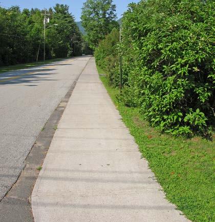 Traffic Type: Local Through Both Traffic Level: Low Moderate High # of Curb Cuts: 8 Residential 0 Non-residential Density of Curb Cuts: 60 per mile Notes: There is