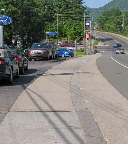 Street Name: Maple St (US Rt 9) Segment: River St to E-Town-Wadhams Rd ID #: 13 Street Side: Even Length: 880 feet Width: <3 ft 3-6 ft >6 ft Surface Material: Concrete Asphalt Surface Condition: Poor