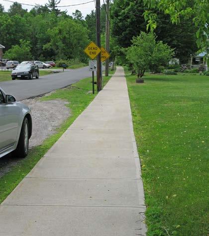 Street Name: Foot Bridge Ln Segment: Water St to mid-block ID #: 25 Street Side: Even Length: 370 feet Width: <3 ft 3-6 ft >6 ft Surface Material: Concrete Asphalt Surface Condition: Poor Fair Good