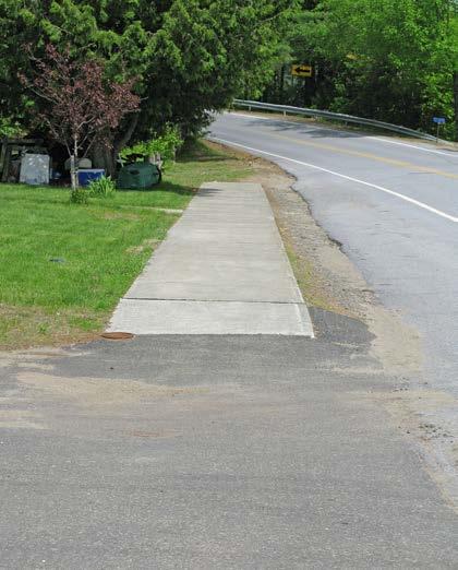 Street Name: Park St Segment: mid-block to Evans St ID #: 30 Street Side: Even Length: 60 feet Width: <3 ft 3-6 ft >6 ft Surface Material: Concrete Asphalt Surface Condition: Poor Fair Good Buffer