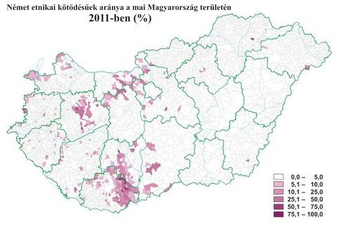 A magyarországi németek nagy részét elhurcolták, az itt maradt németek körében az asszimiláció nagyon magas volt 1.