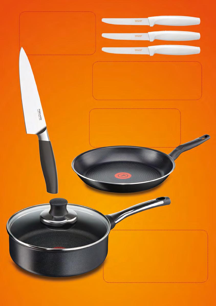 Fiskars szakácskés penge hossza: 17 cm kiváló minőségú rozsdamentes acél penge mosogatógépben mosható 10 Fiskars asztali késkészlet 5 praktikus és könnyen használható késkészlet recézett rozsdamentes