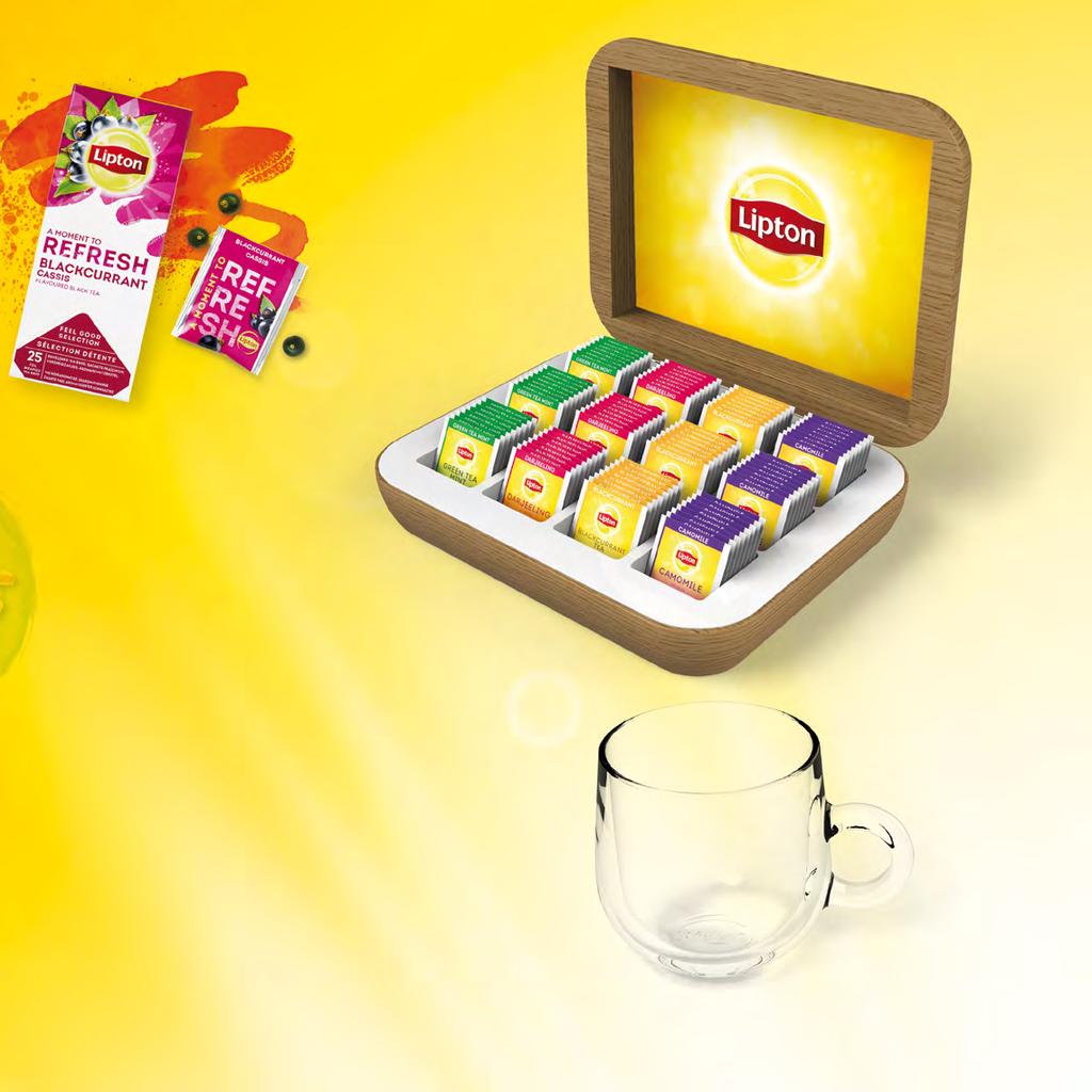 12 Lipton fadoboz Bambusz teakínáló 12 féle teával tölthető 10 Lipton