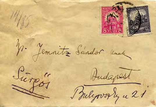 Bartók Béla levele Jemnitz Sándornak, 1926. december 14. Béla Bartók s letter to Sándor Jemnitz, 14 December 1926 Függelék/Appendix 122 Az 1.