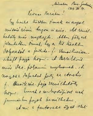 Bartók és kortársai / Bartók and His Contemporaries Bartók levelezése Bartók s correspondence Kedves Bélám, Közelebbi címedet nem tudom.