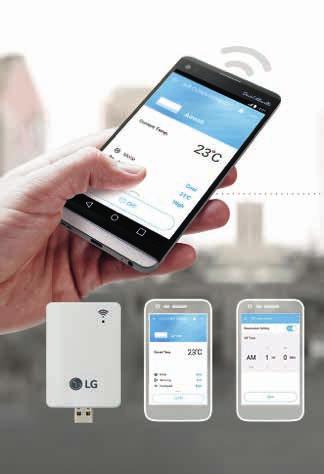 LG WI-FI MEGOLDÁS Hozzáférés a THERMA V egységhez bárhonnan és bármikor *Keresse meg, majd töltse le az LG Smart