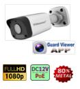 H.265/Smart kódolású 2M HD IP L-sorozatú Csőkamera Fix objektív: 4 mm/f1.8, Látószög (H): 86.5 Tripla Videó Stream 1080p/720p/D1 @30 fps, (ONVIF + API) D-WDR, Max. 8 db OSD Max.