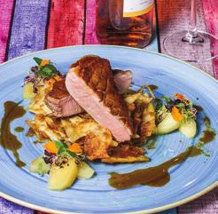 lecsókrémmel sous vide tojással