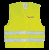 Védőruha és felszerelés 10 Fluo mellény 100% poliészter súlya 120g/m2