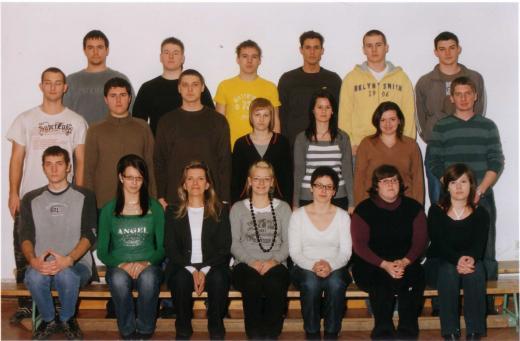 Osztályfőnök: Szigeti-Szászné Nagy Csilla Bogdándy Zoltán, Fridman Milán, Harsányi Nóra, Hodula Győző, Jelena László, Juraszkó Péter, Killer Gábor, Kurucsai Zoltán, Németh Gergő, Németh Tamás,