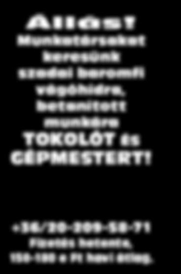 /fax: 27/50 50 50 E mail: szuperi@szuperi. hu w w w.s zup erinfo. hu Sokszorosító szerv: LAPCOM Zrt.