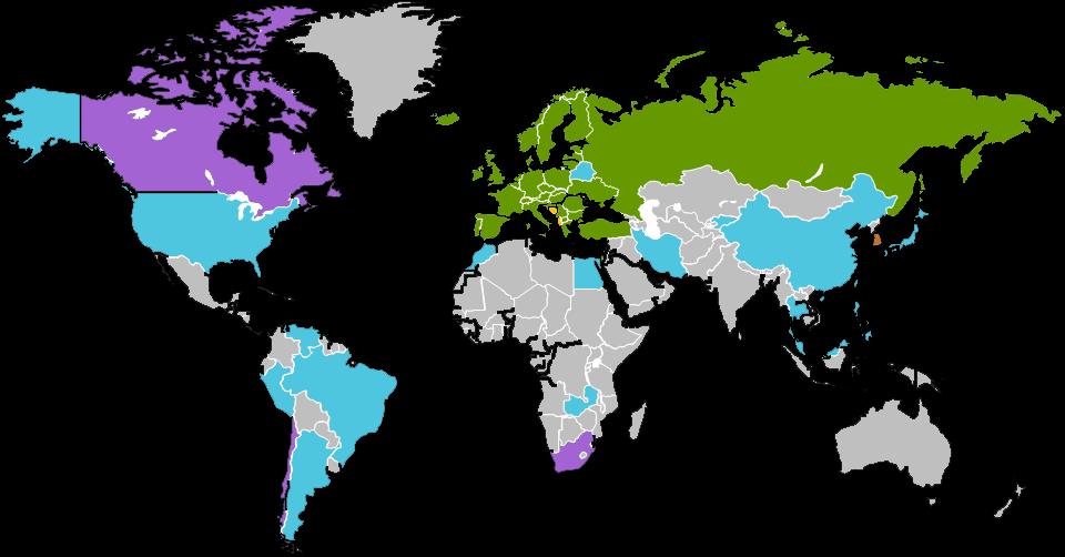 Full members 41 full members (40 countries + European Commission) National information points (Albania, Bosnia and