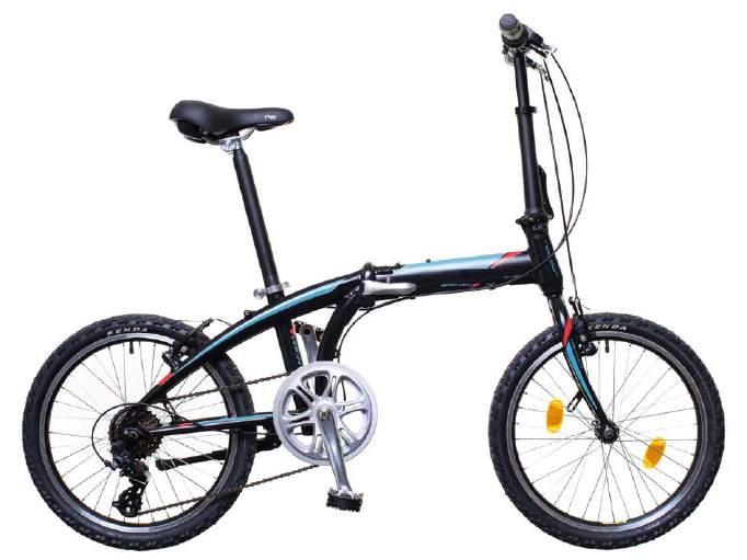 YACHTER váz/frame: al6061 alu FOLDING 20" 7 alu alloy villa/fork: merev acél/rigid steel első fék/front brake: alhonga v-fék/v-brake hátsó fék/rear brake: alhonga v-fék/v-brake hajtómű/crankset: