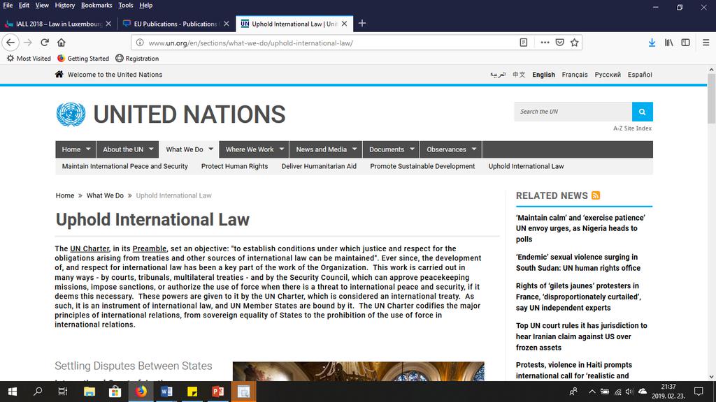 UNITED NATIONS