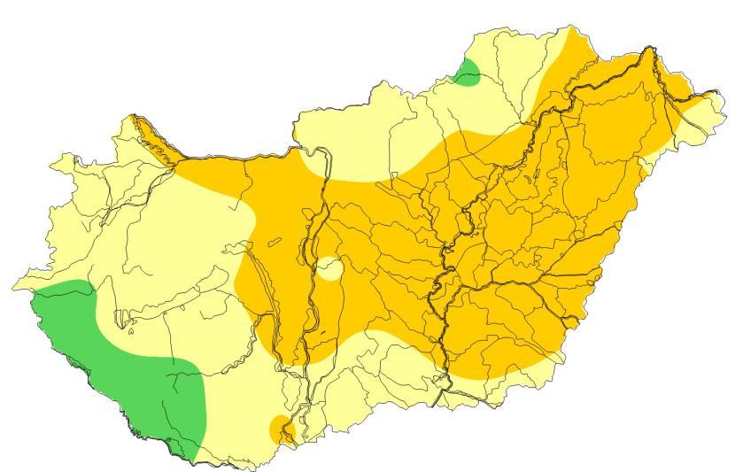 Hónap Havi középhőmérséklet [ C] Havi csapadékösszeg [mm] augusztus 20,7 23,4 (20,0) 40 80 (61) szeptember 15,9 18,1 (15,6) 25 75 (51) október 10,1 12,3 (10,2) 20 55 (46) Az OMSZ 2018.