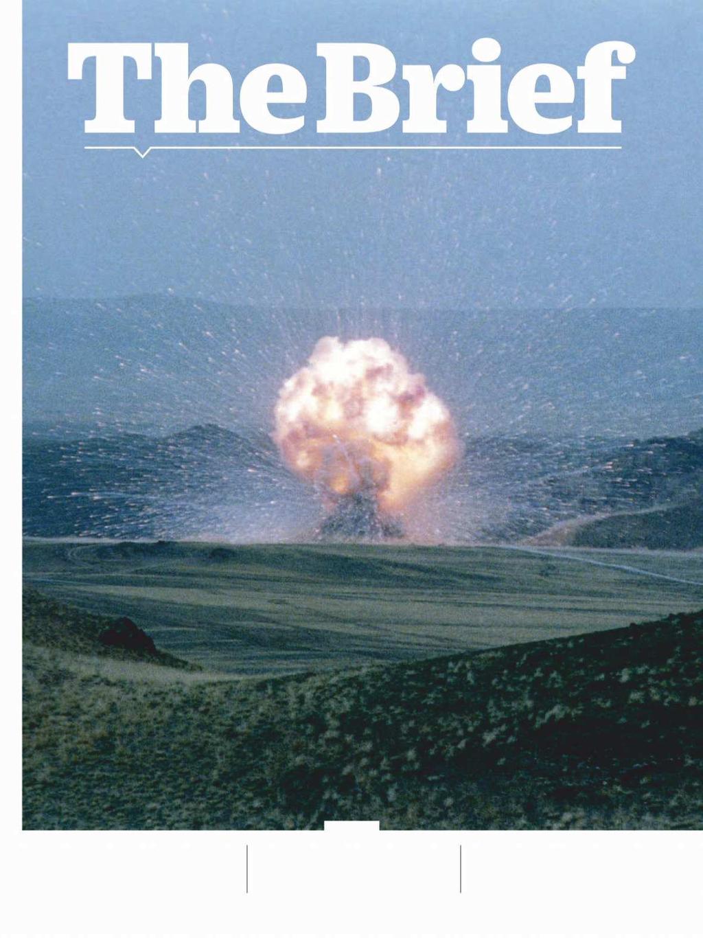 BLOWUP Decades after the INF treaty required some missiles to be disposed of like this one in 1989 the U.S.