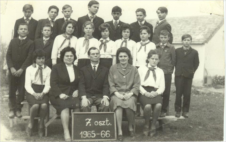 7. osztály 1965-66.