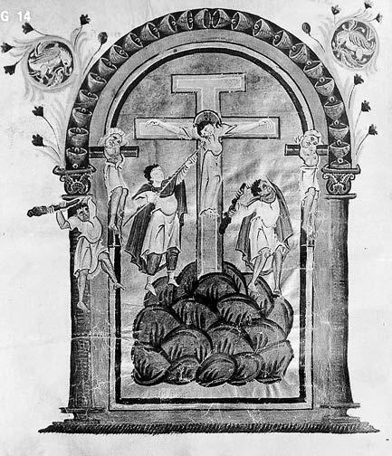 szent móric lándzsája mint a pogányság elleni hadjárat része 2. kép. Longinus Jézus oldalába döfi a lándzsát rek ábrázolására miniatúrákon és szobrokon.
