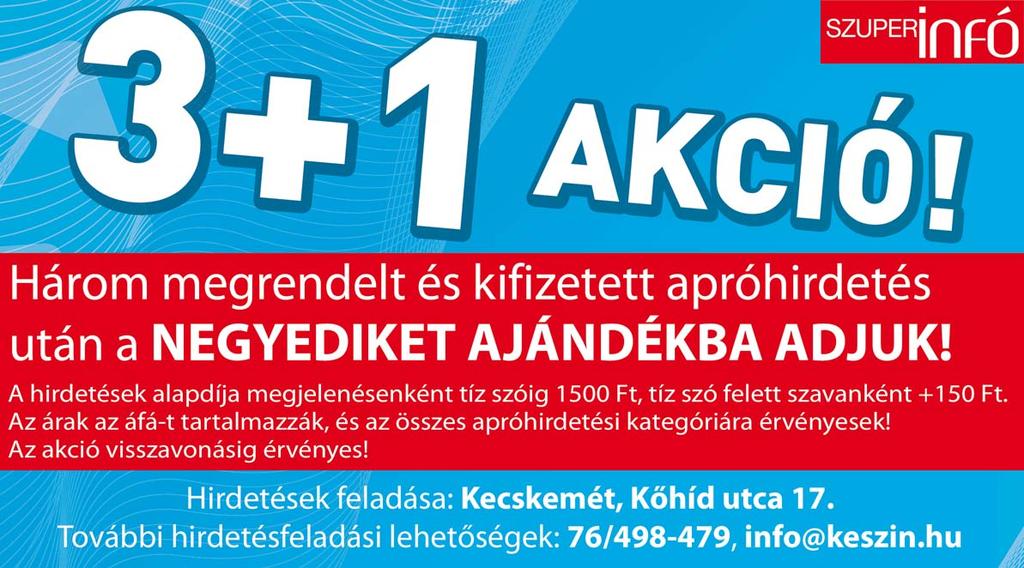 ár: 9,9 MFt +36 30 576 9476 KECSKEMÉT, Rákóczi utcában 37 nm, nagy erkélyes, felújított, bútorozott lakás beállóval eladó. I.ár: 27,9 MFt +36 30 576 9476 KECSKEMÉT Katona J.