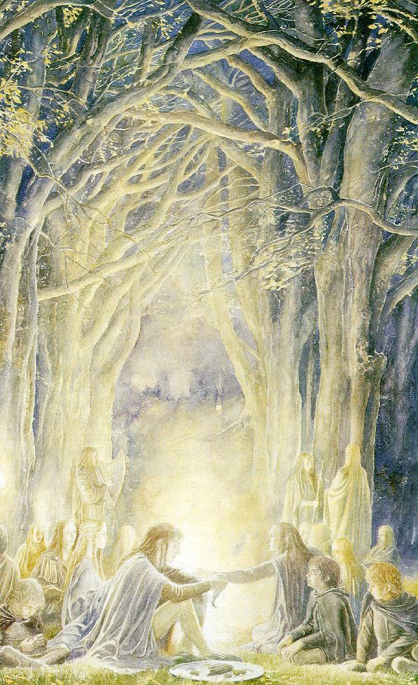 Sőt: még a hobbitok is Messze a Kelet magasában felragyogott a Remmirath, a Hálós Csillag, a vörös Borgil
