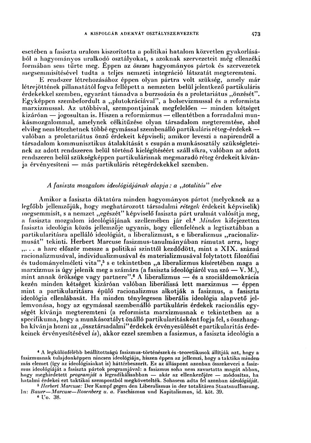 A KISPOLGÁR ADEKVÁT OSZTÁLYSZERVEZETE 473.