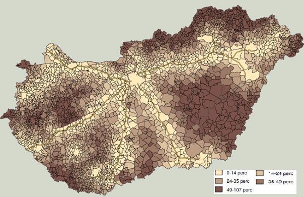 távolság Szociális távolság A közlekedés és távközlés az áru-, személy- és információmozgások közvetítésével, az elérhetőség javításával befolyásolja, sőt esetenként