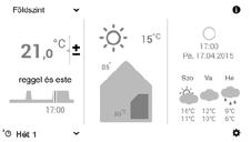 3 A változás üzenet jelenik meg. Ezt az OK gombbal nyugtázza. 4 Az új, aktív alapprogram jelenik meg a kezdőképernyőn. 5.7.