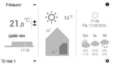 7 A Vissza jel érintésével ( ) a Programok menüpont bezáródik.