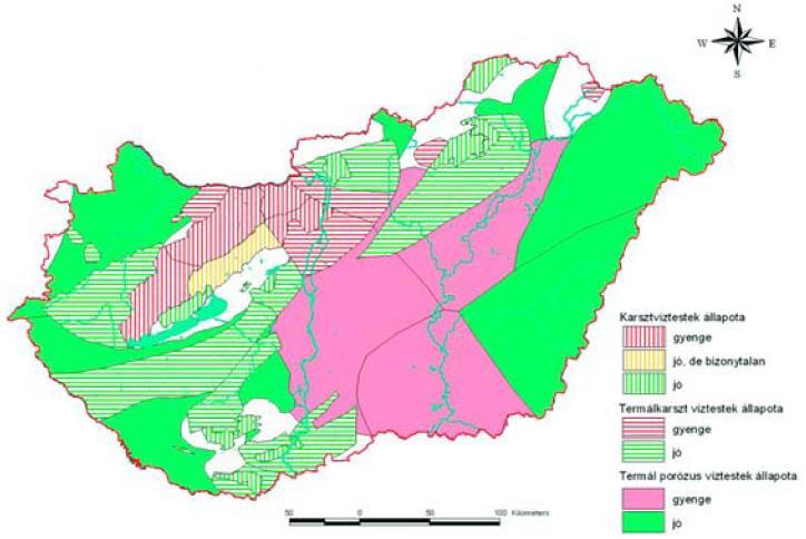 mennyiségi állapota (Forrás: VGT, 2009)