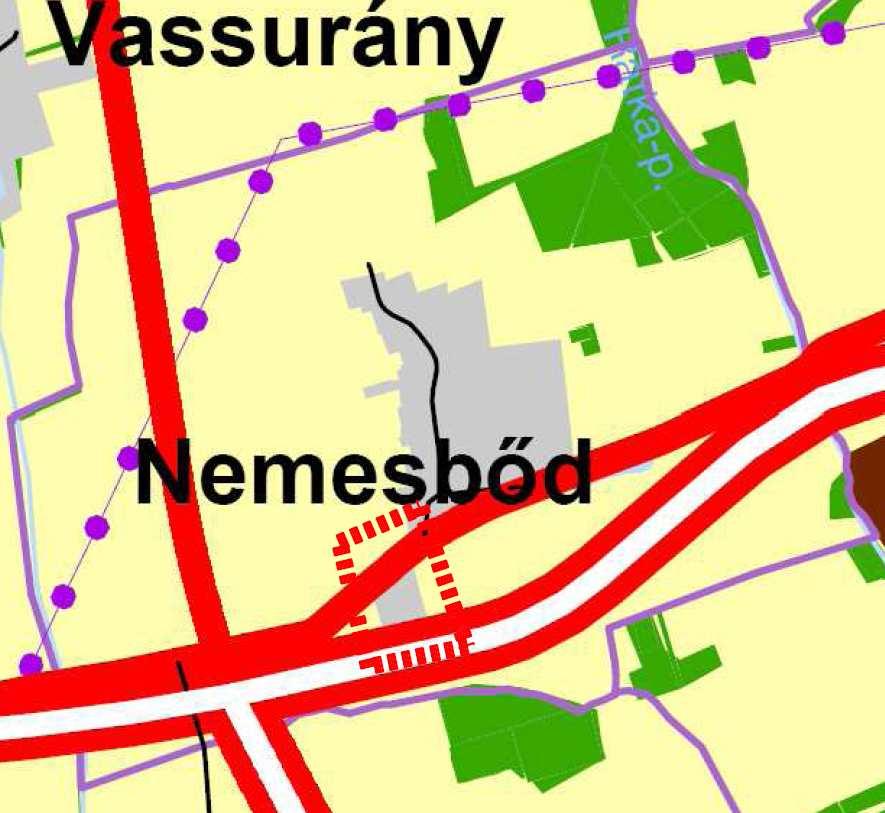 Nemesbőd község településrendezési eszközök módosítása 2018. december 29. Az Országos Területrendezési terv a község igazgatási területén vegyes térség területét határolta le.