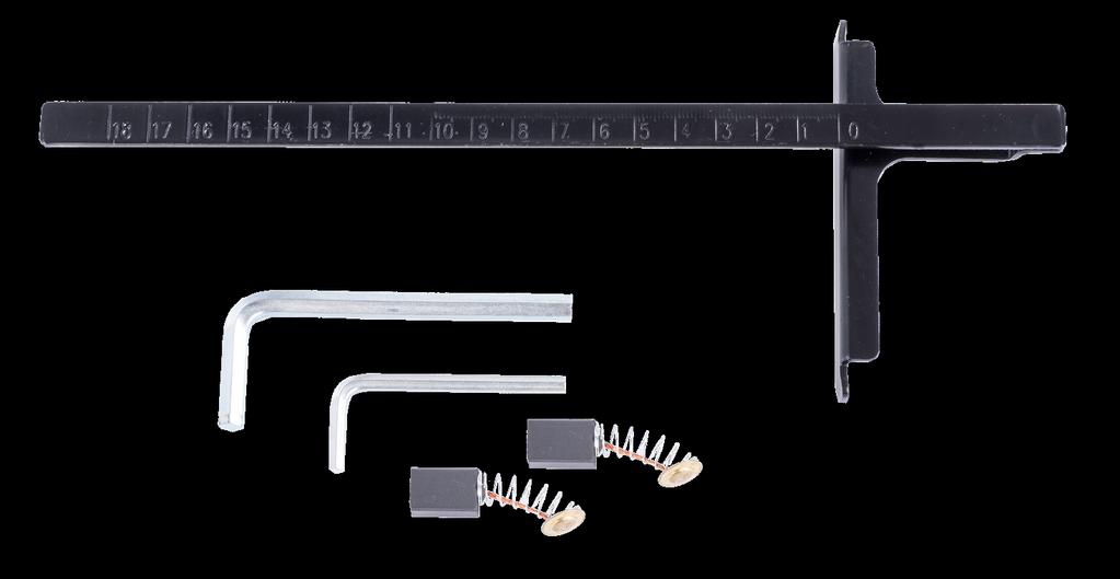 A gép megvezetése: A párhuzamos vezetősín (9) rögzítése A párhuzamos vezetősínnel maximum: 10 cm távolságban párhuzamos vágható. Lazítsa meg a rögzítő csavart (10).