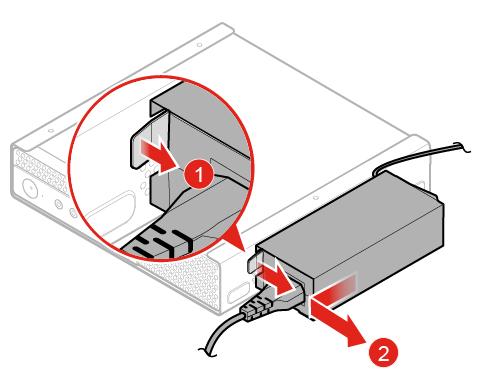 28. ábra A hálózati adapter keretének eltávolítása 29.