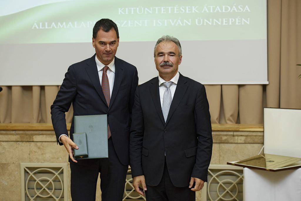 Magyar Arany Érdemkereszt kitüntetést vett át Giacomo Pedranzini dr.