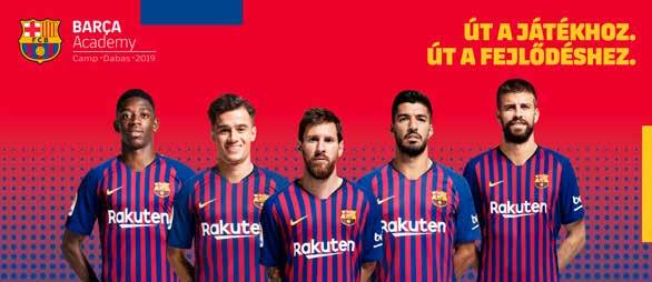 2019. június 24 28. között idén ismételten, immár 4. alkalommal kerül megrendezésre az FCB Escola, az FC Barcelona hivatalos labdarúgó iskolájának nyári fotball tábora Dabason.