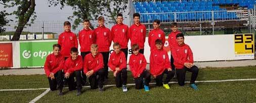 Értékelések, eredmények Miták József, vezetőedző FC Dabas U 14 Az U 14 es csapatot a bajnokság előtt két héttel vettem át.