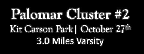Boys Results 3 Miles Varsity 1 Mt Carmel 47 2 Del Norte 52 3 Poway 53 4 Rancho Bernardo 69 5 Westview 149 6 Mission Vista 175 6 Senri Kuroiwa 15:46.87 9 Fuyuki Kuroiwa 15:57.
