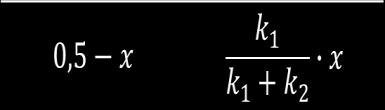 . Feladat a) Írjuk fel B és C diffegyenletét! d[b] dt d[c] dt = k [A] = k [A] Tehát éppen k /k arányban képződnek k k = 9,0 3,6 =,5 [B]: [C] =,5: b) Hogy alakul ez esetben a B diffegyenlete?