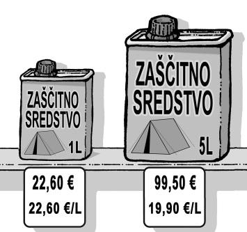 6/3 *N19140131M6* 9. Šotor ima obliko pravilne štiristrane piramide. Visok je 1, 6 m, osnovni rob pa je dolg, 4 m. 9. a) Tonček bo premazal zunanjo stran šotorskega platna z zaščitnim sredstvom.