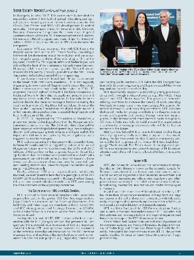 Aktivisták az IEEE-ben Gerhátné Udvary