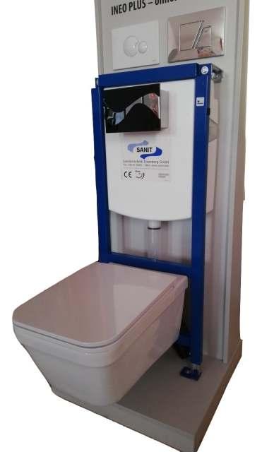 építhető WC szett Hansgrohe zuhanyrendszer Sanit WC tartály