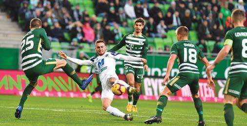 Újpest: Pajovics Pauljevics, Litauszki, Risztevszki, Burekovic Onovo, Szankovics Rácz B. (Balázs B., 78.), Nagy D. (Zsótér, 83.), Beridze (Simon K., 78.) Nwobodo JEGYZŐKÖNYV OTP BANK LIGA, 22.