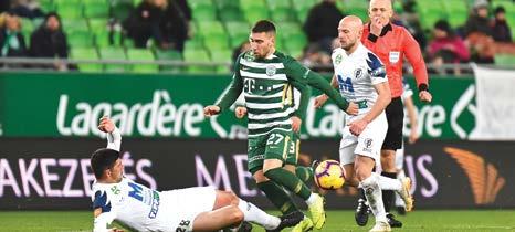 ), Szolnoki (56., 85.), Kiss T. (71.), Varga J. (73.) Kiállítva: Szolnoki (85.) FTC: Dibusz Lovrencsiscs G. (Botka, 69.), Blazic, Dvali, Heister Sigér, Haratyin Tokmac (Bőle, 60.