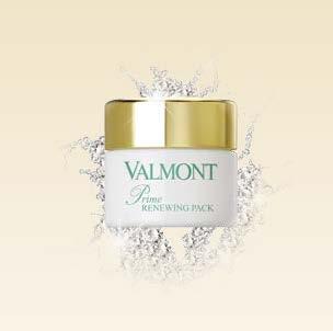 VALMONT HK$ 1,800 US$ 231 1. Daily treatment: each morning, apply a thin layer to cleansed face and neck. Leave on for three to five minutes; cleanse with warm water. 2. For a quick makeover: once to twice a week, apply a thick layer to face and neck.