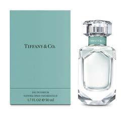 46 51. TIFFANY & CO. Tiffany Eau de Parfum (50ml) 50 オードパルファム (50ml) Beauty and love are the essence of Tiffany, and the new fragrance is that spirit captured.