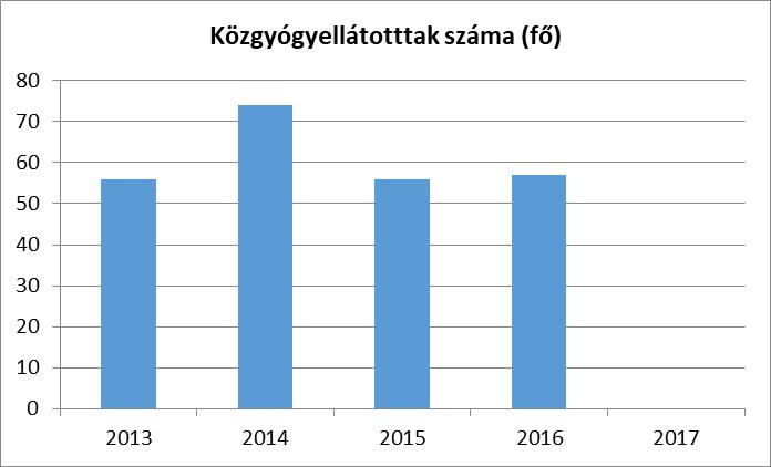 Az ellátásokat tekintve a közgyógyellátási igazolvánnyal rendelkezők száma 2003-évrő a 2014-es évre emelkedett, majd a 2015-ös évben csökkent és a 2016-os évben ismét emelkedés mutatkozott.