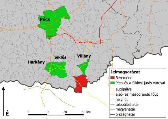 Beremendre földrajzi elhelyezkedésénél fogva leginkább Horvátország gyakorol vonzerőt.