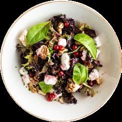 Allergens / Allergene: 7, 8, 12 Residence fitness green salad, green herb vinaigrette