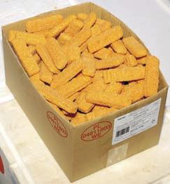 10x100 g/csomag 164545 Alaszkai tőkehalfi lé 6 920,48 966,50 967218 Ocean Catch panírozott halrudak 5 551,02 699,80 686336 937671 86194 Frosta panírozott alaszkai tőkehal porciók Frosta panírozott