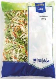 SAJÁT MÁRKÁS SALÁTÁK BÉBISPENÓT 250 g/zacskó LOLLO BIONDA 200 g/zacskó SZELETELT JÉGSALÁTA 1 /zacskó